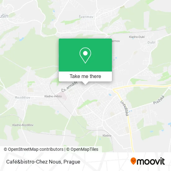 Карта Café&bistro-Chez Nous