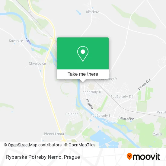 Карта Rybarske Potreby Nemo