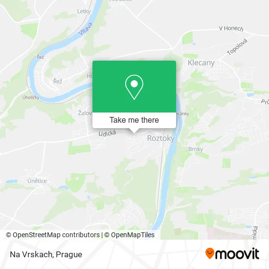 Карта Na Vrskach