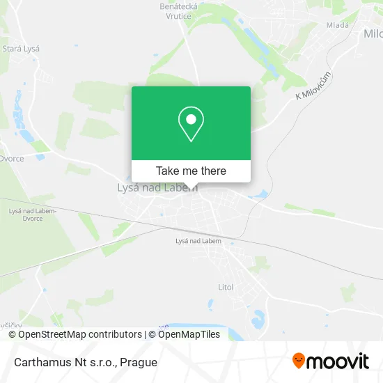 Карта Carthamus Nt s.r.o.