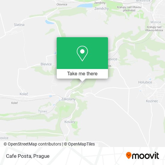 Карта Cafe Posta