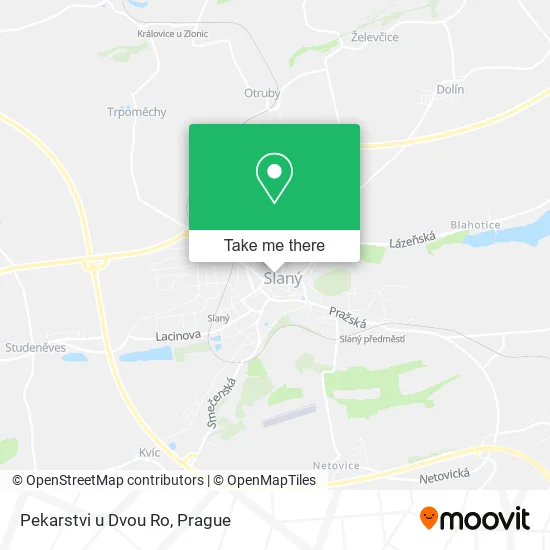 Карта Pekarstvi u Dvou Ro