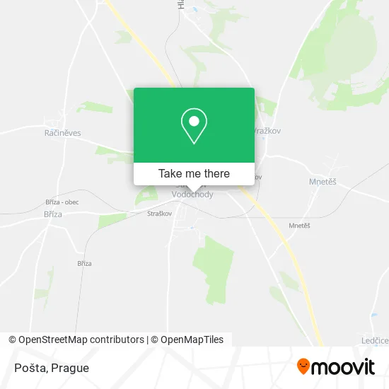 Карта Pošta