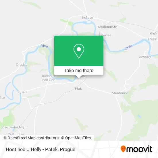 Карта Hostinec U Helly - Pátek