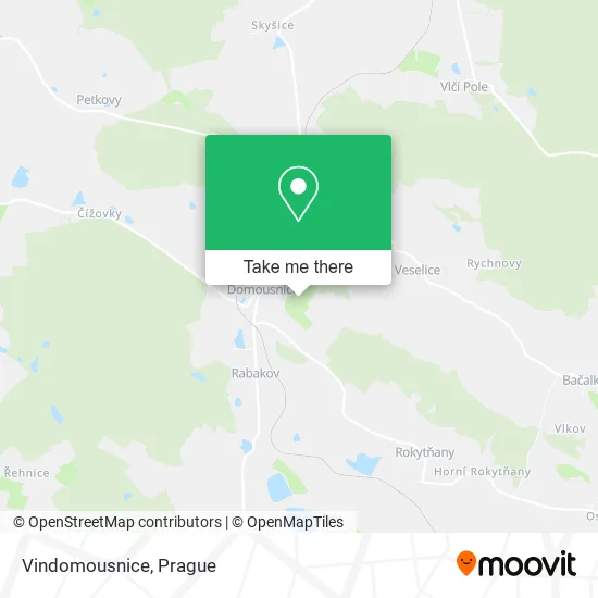 Карта Vindomousnice