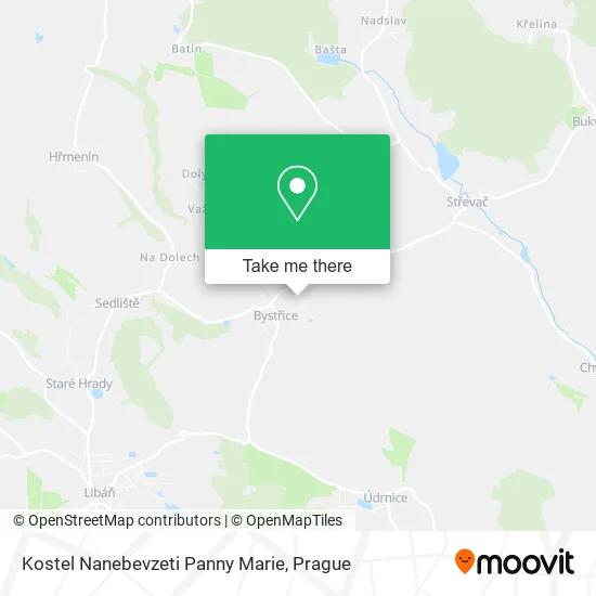 Карта Kostel Nanebevzeti Panny Marie