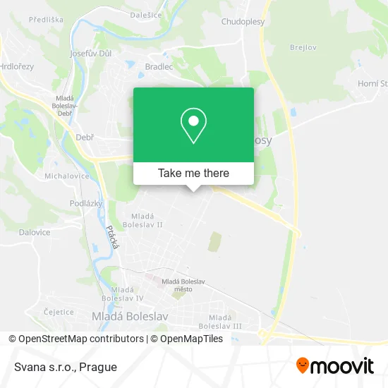 Карта Svana s.r.o.