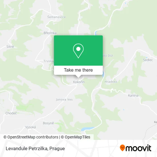 Карта Levandule Petrzilka