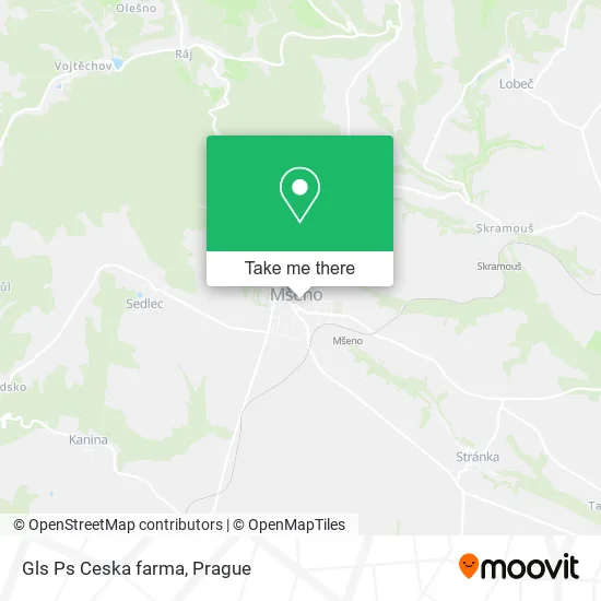 Карта Gls Ps Ceska farma