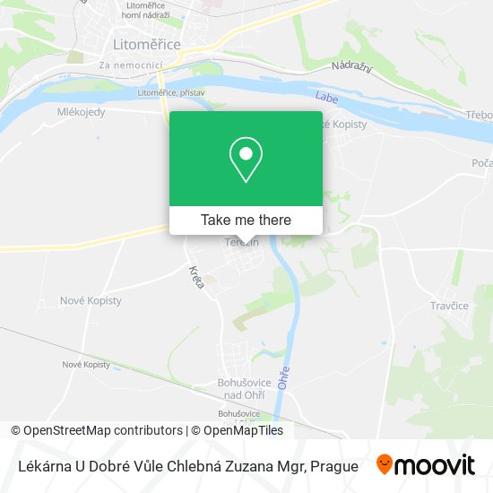 Lékárna U Dobré Vůle Chlebná Zuzana Mgr map
