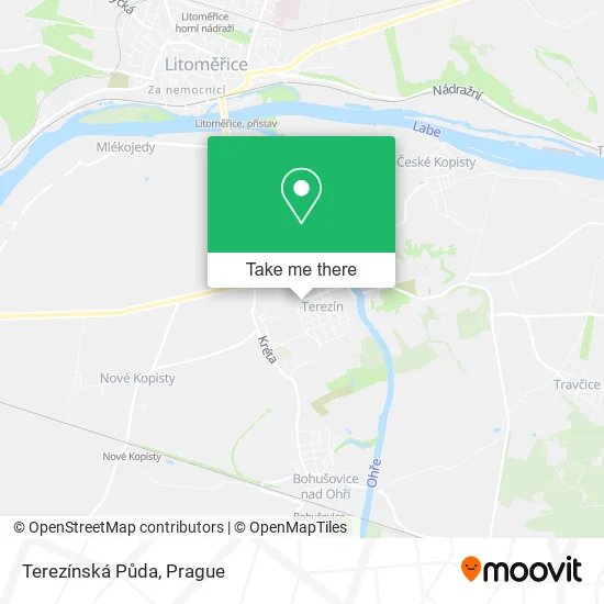 Карта Terezínská Půda
