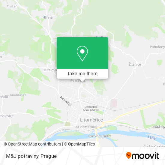 Карта M&J potraviny