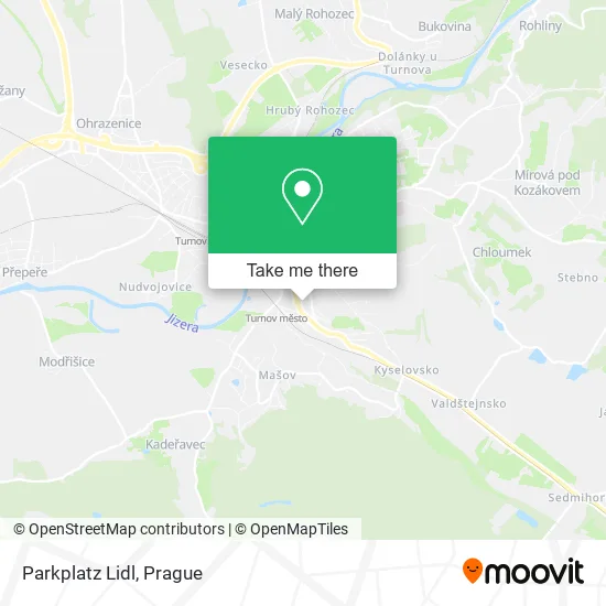 Карта Parkplatz Lidl