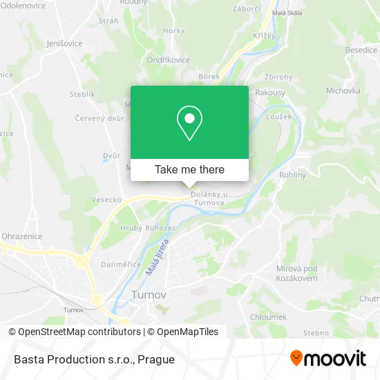 Карта Basta Production s.r.o.