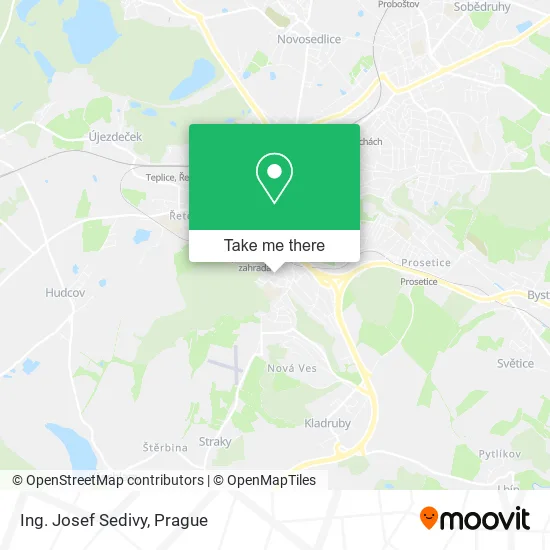 Карта Ing. Josef Sedivy