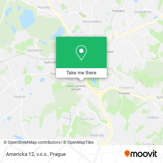 Карта Americka 12, v.o.s.