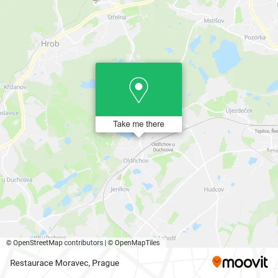 Карта Restaurace Moravec