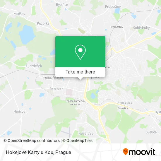 Карта Hokejove Karty u Kou