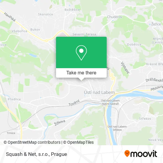Карта Squash & Net, s.r.o.