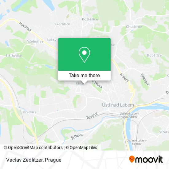 Карта Vaclav Zedlitzer