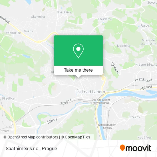 Saathimex s.r.o. map