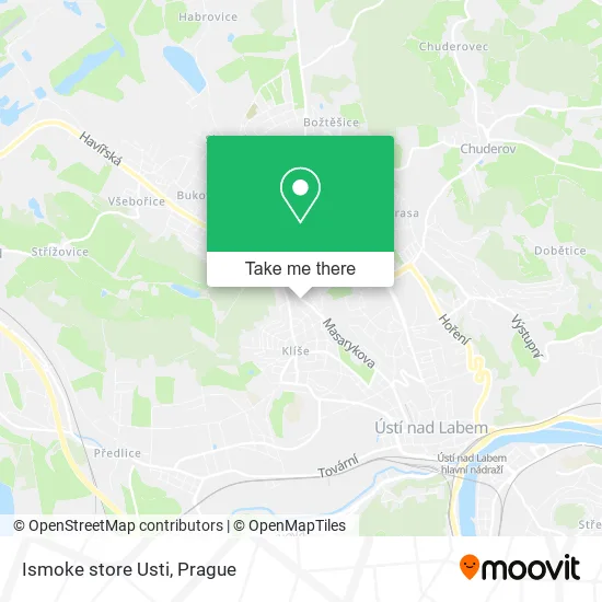 Карта Ismoke store Usti