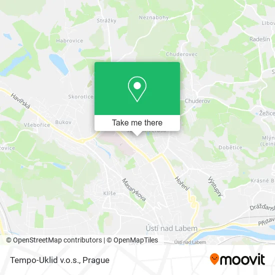 Карта Tempo-Uklid v.o.s.