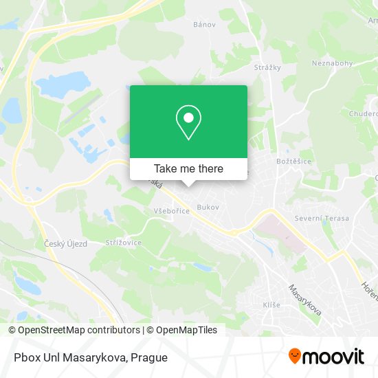 Карта Pbox Unl Masarykova