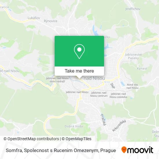 Карта Somfra, Spolecnost s Rucenim Omezenym