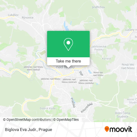 Карта Biglova Eva Judr.