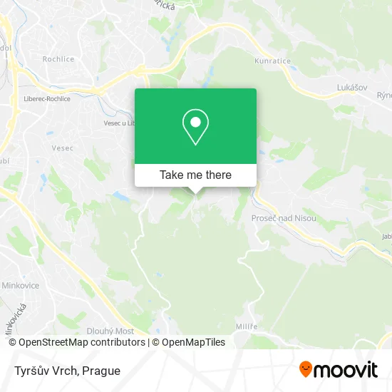 Карта Tyršův Vrch