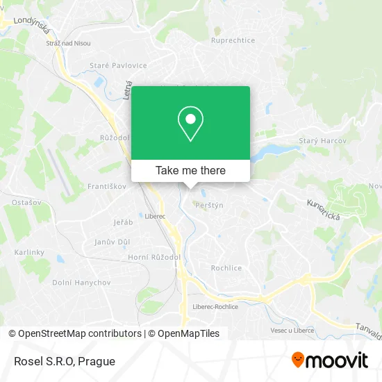 Карта Rosel S.R.O