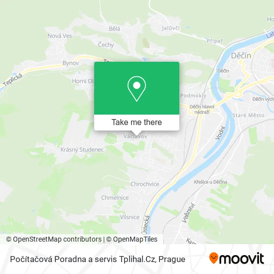Карта Počítačová Poradna a servis Tplihal.Cz