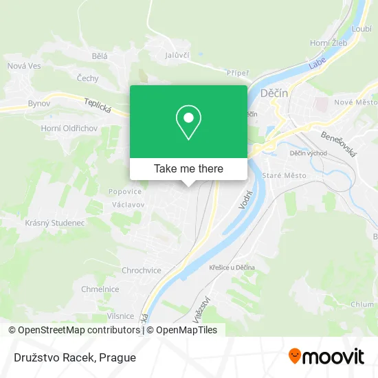 Карта Družstvo Racek