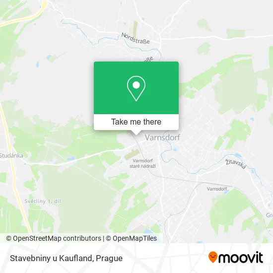 Карта Stavebniny u Kaufland