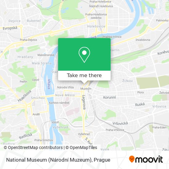 National Museum (Národní Muzeum) map