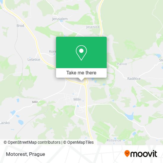 Motorest map