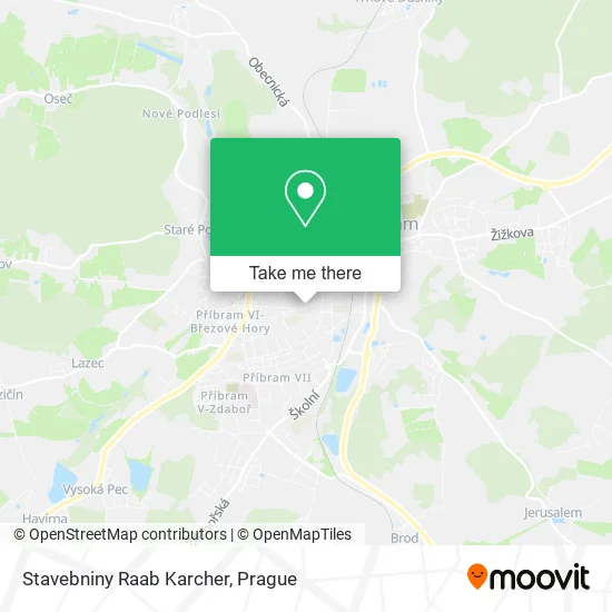 Карта Stavebniny Raab Karcher