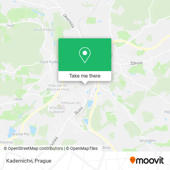 Карта Kadernictvi