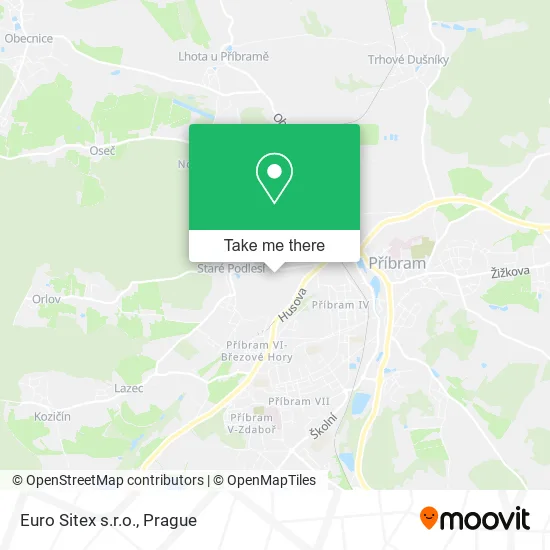 Карта Euro Sitex s.r.o.