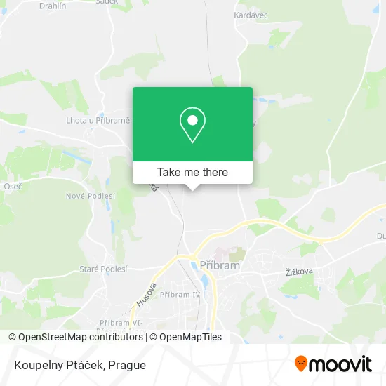 Карта Koupelny Ptáček
