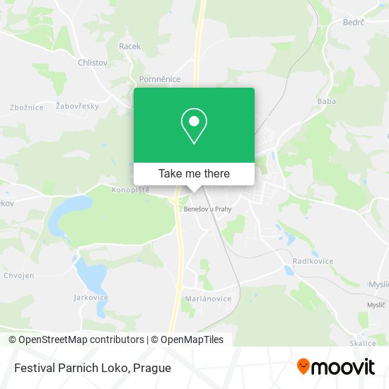 Festival Parnich Loko map