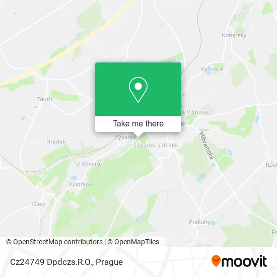 Карта Cz24749 Dpdczs.R.O.