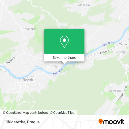 Карта Ciklostezka