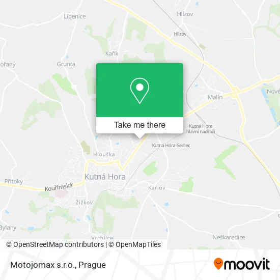 Карта Motojomax s.r.o.