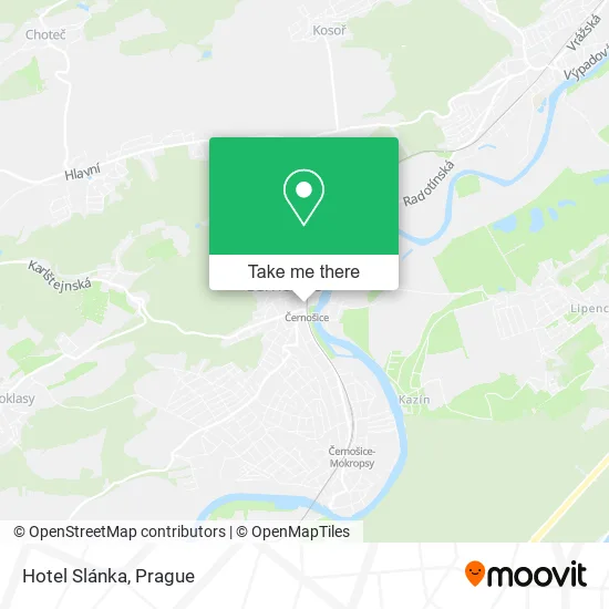 Карта Hotel Slánka