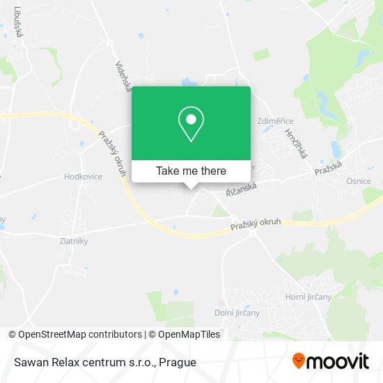 Sawan Relax centrum s.r.o. map
