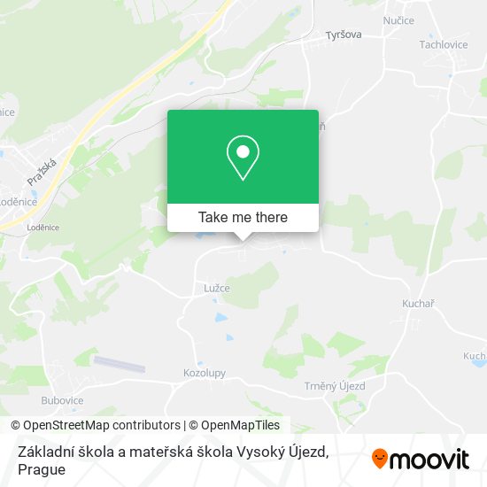 Základní škola a mateřská škola Vysoký Újezd map