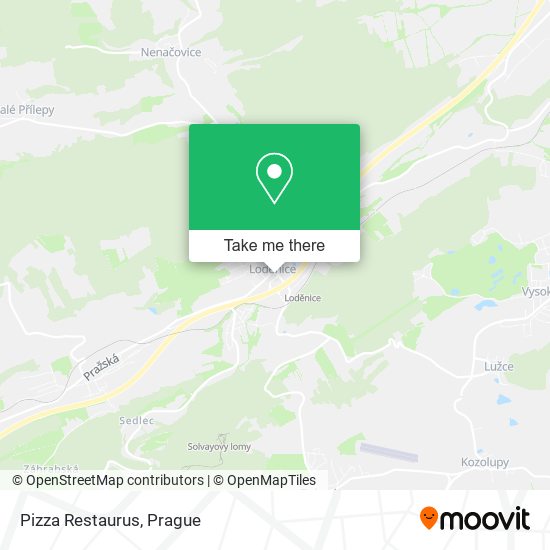 Pizza Restaurus map