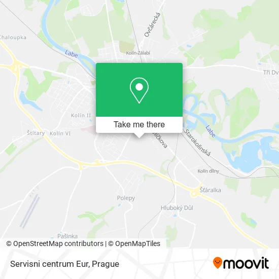 Карта Servisni centrum Eur
